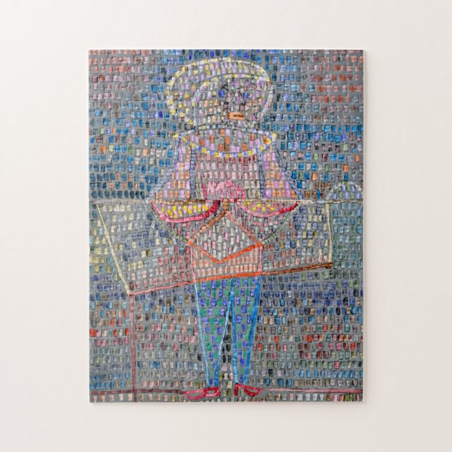 Paul Klee, Boy in Fancy Dress (1931) - Colourful Jigsaw Puzzle (Vertical)