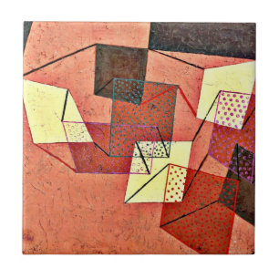Paul Klee - Braced Surfaces (1930) Tile