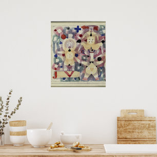 Paul Klee, Carnival in the Snow, Poster