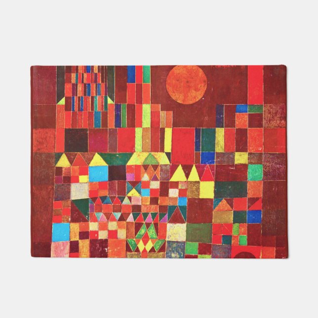 Paul Klee - Castle And Sun Doormat (Front)