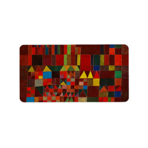 Paul Klee Castle And Sun Label