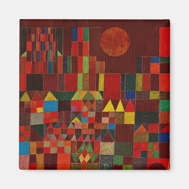 Paul Klee Castle And Sun Magnet (Front)