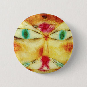 Paul Klee Cat and Bird Button