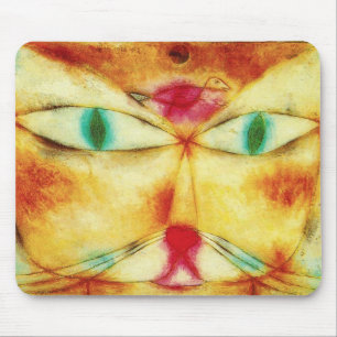 Paul Klee Cat and Bird Mouse Pad