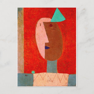 Paul Klee - Clown Postcard