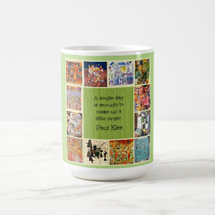 Paul Klee Collage and Quotation Coffee Mug