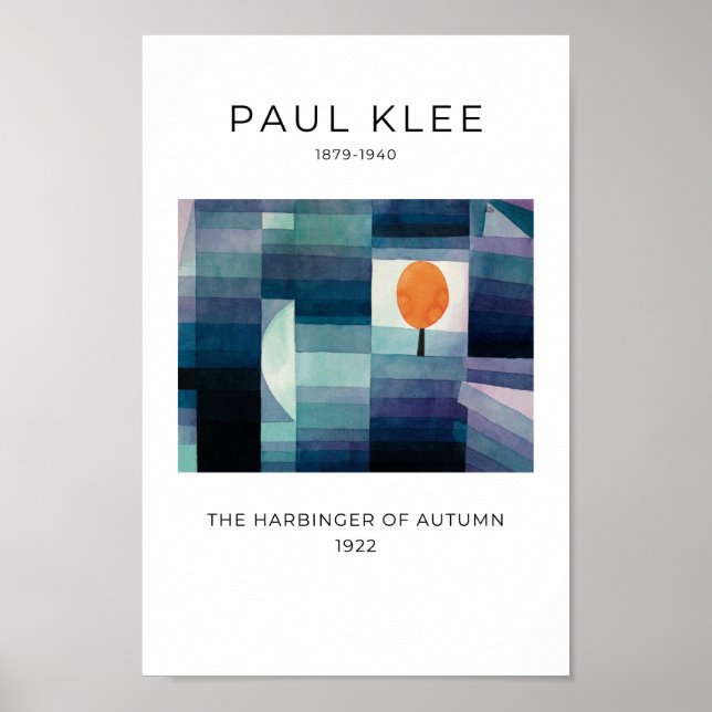 Paul Klee - Colourful Modern Abstract Art Poster (Front)