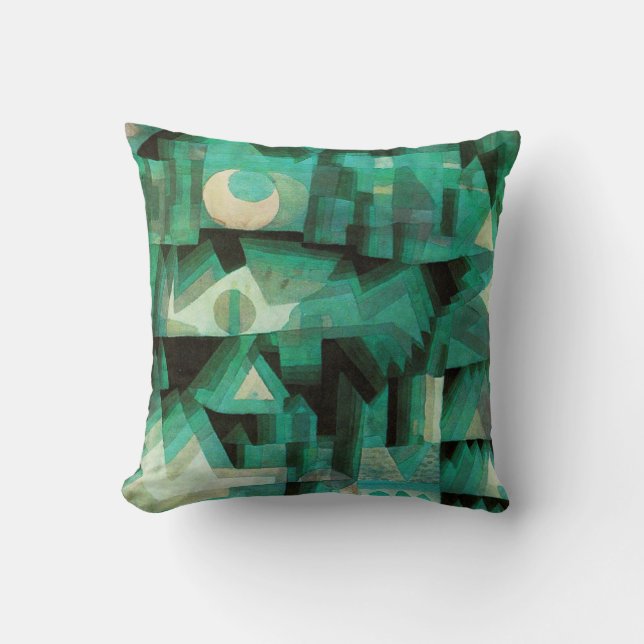 Paul Klee Dream City Pillow (Front)