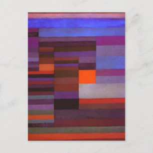 Paul Klee- Fire evening Postcard