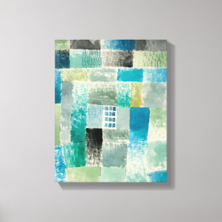 Paul Klee, First House in a Settlement - Fine Art Canvas Print