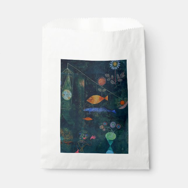 Paul Klee Fish Magic Abstract Painting Graphic Art Favour Bags (Front)