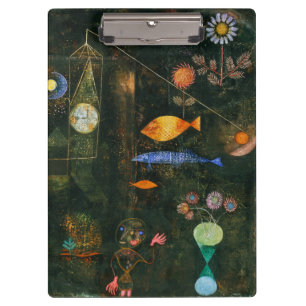 Paul Klee Fish Magic Abstract Surrealist Art Clipboard