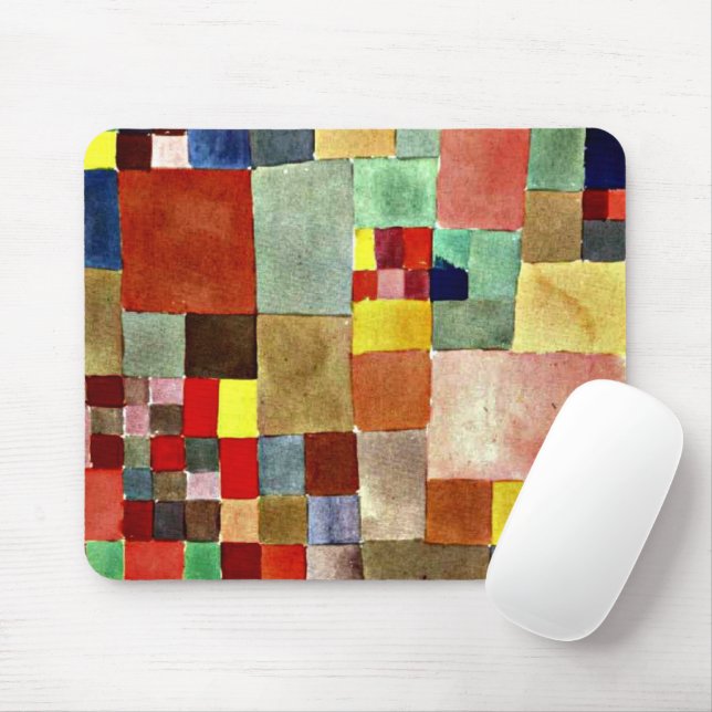 Paul Klee - Flora on Sand Mouse Pad (With Mouse)