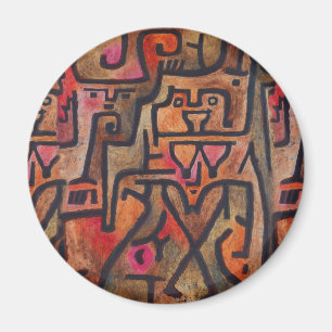 Paul Klee Forest Witches Abstract Magnet