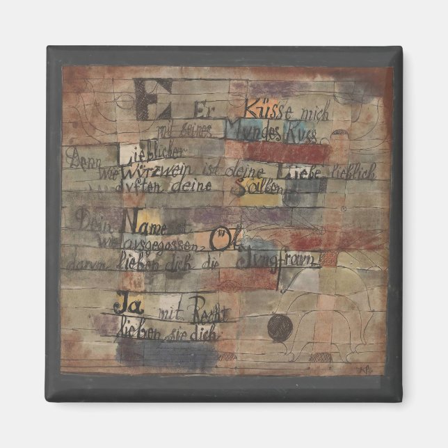 Paul Klee (German, 1879 - 1940) Magnet (Front)