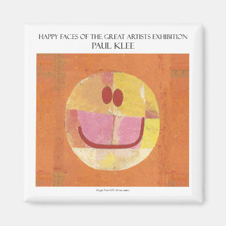 Paul Klee happy face magnet