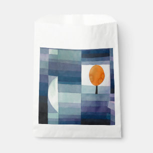 Paul Klee Harbinger of Autumn Blue Modern Abstract Favour Bags