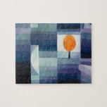 Paul Klee Harbinger of Autumn. Vintage blue art Jigsaw Puzzle<br><div class="desc">Paul Klee "The Harbinger of Autumn" puzzle. Watercolor blue vintage art.</div>