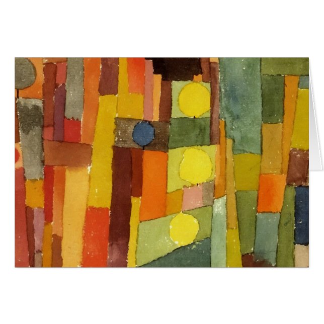 Paul Klee In The Style Of Kairouan Watercolor Art (Front Horizontal)
