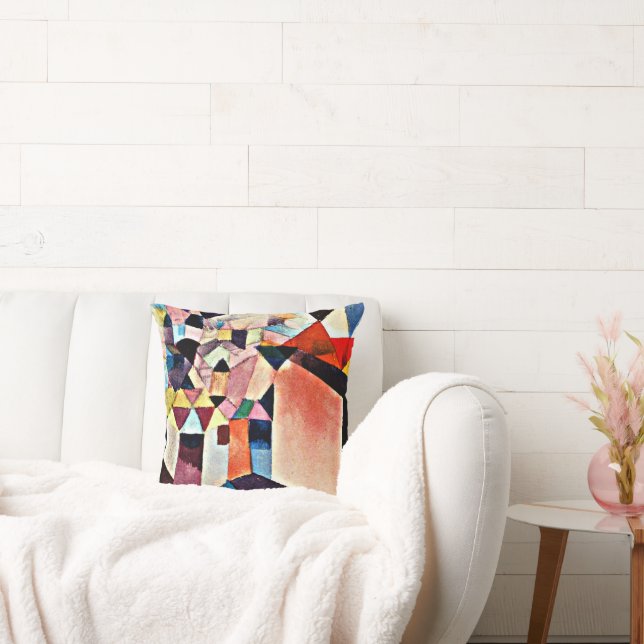 Paul Klee, Insight into a City, Cushion (Couch)