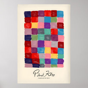 Paul Klee L univers De Klee Colourful Squares Poster