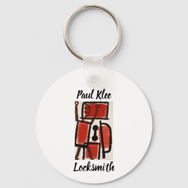 Paul Klee Locksmith Key Ring (Front)