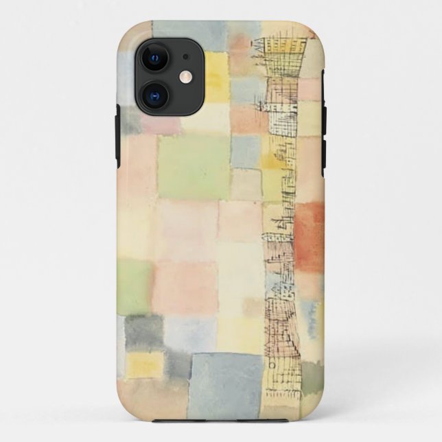 Paul Klee- Neuer Stadtteil in M Case-Mate iPhone Case (Back)