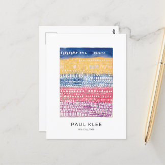 Paul Klee, Old City, Colourful Modern Abstract Art Postcard