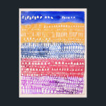 Paul Klee - Old City,  Postcard<br><div class="desc">Old City,  1928 abstract painting by Paul Klee.</div>