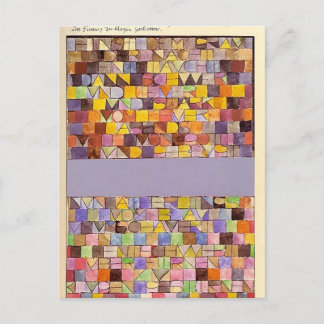Paul Klee: Once Emerged from the Grey of Night Postcard