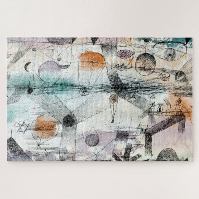 Paul Klee Plants Earth & Realm of the Air: Bauhaus Jigsaw Puzzle (Horizontal)