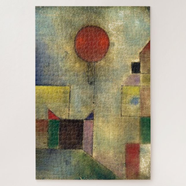 Paul Klee Red Balloon Abstract Art Painting Jigsaw Puzzle (Vertical)