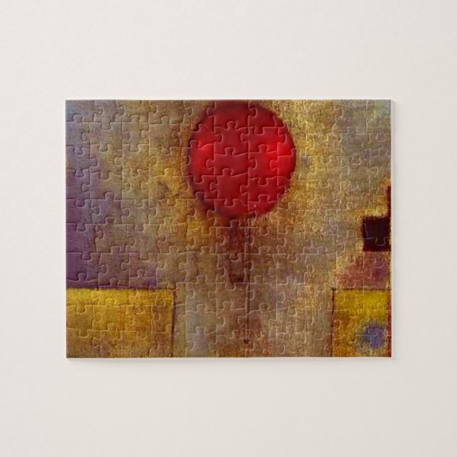 Paul Klee Red Balloon Abstract Colorful Art  Jigsaw Puzzle (Horizontal)