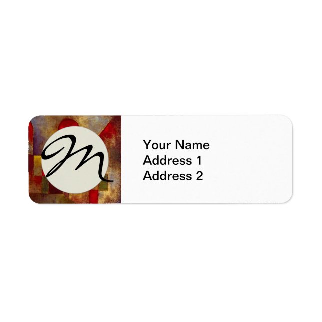 Paul Klee Red Balloon Abstract Colourful Art  (Front)