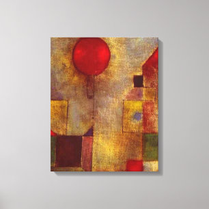 Paul Klee Red Balloon Abstract Colourful Art  Canvas Print