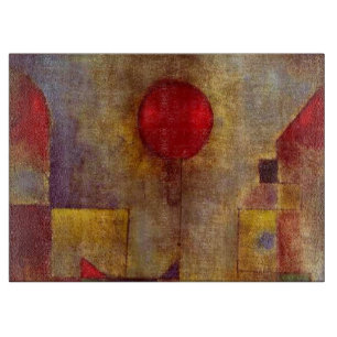 Paul Klee Red Balloon Abstract Colourful Art  Cutting Board