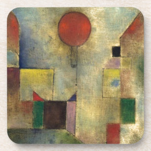 Paul Klee Red Balloon Coaster