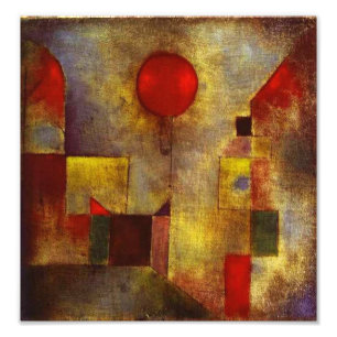 Paul Klee Red Balloon Photo Print