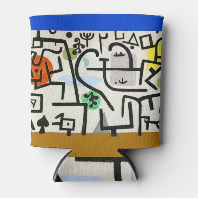 Paul Klee Rich Harbor Abstract Expressionism Can Cooler (Front)