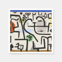 Paul Klee Rich Harbour Abstract Art Poster