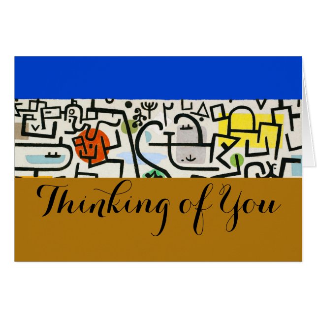 Paul Klee Rich Harbour Abstract Expressionism (Front Horizontal)