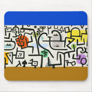 Paul Klee Rich Harbour Abstract Expressionism Mouse Pad