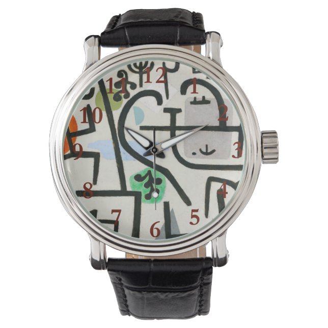 Paul Klee Rich Harbour Abstract Expressionism Watch (Front)