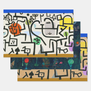 Paul Klee Rich Harbour Abstract Expressionism Wrapping Paper Sheet