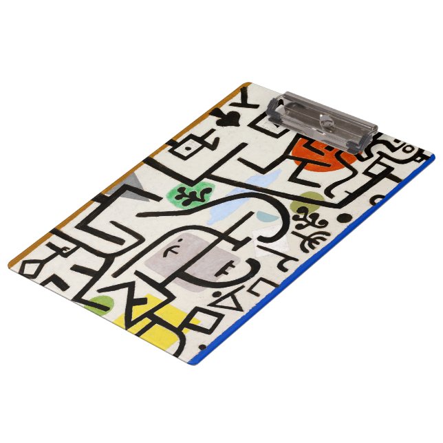 Paul Klee "Rich Port"  Modern Abstract Clipboard (Angled)