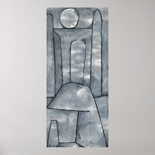 Paul Klee Rock Formation Poster