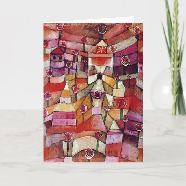 Paul Klee - Rose Garden Card (Front)