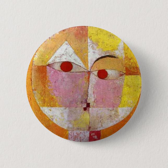 Paul Klee - Senecio 6 Cm Round Badge (Front)