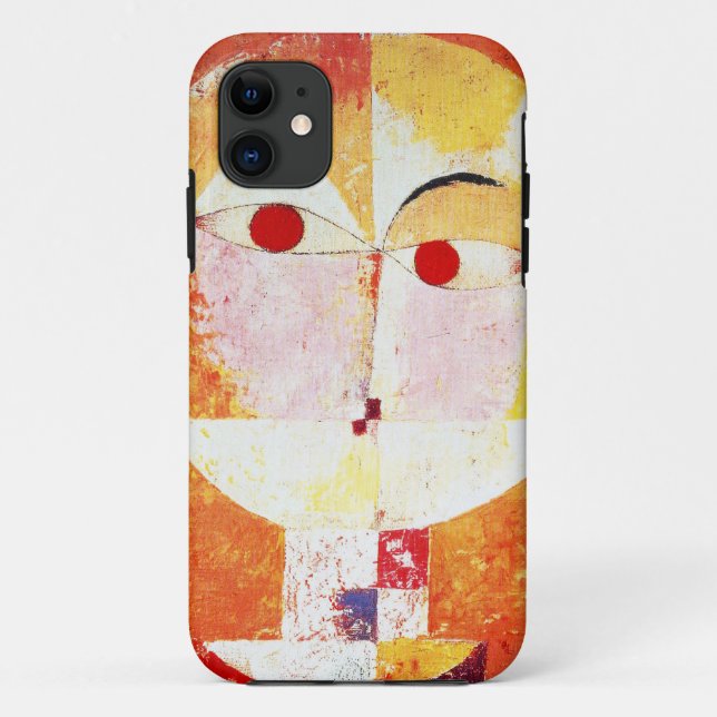 Paul Klee Senecio iPhone Case (Back)