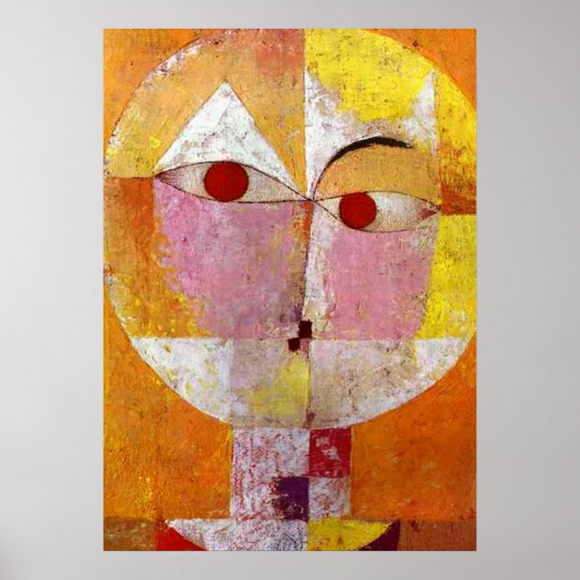 Paul Klee Senecio Painting Poster (Front)